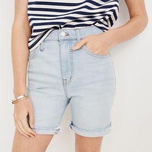 Madewell High-Rise Mid-Length Denim Shorts